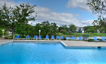Heated outdoor pool